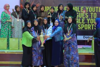 NAGAAD Network Awarded the Two Teams That Competed the Women’s’ Football Cup Were Awarded Prizes.
