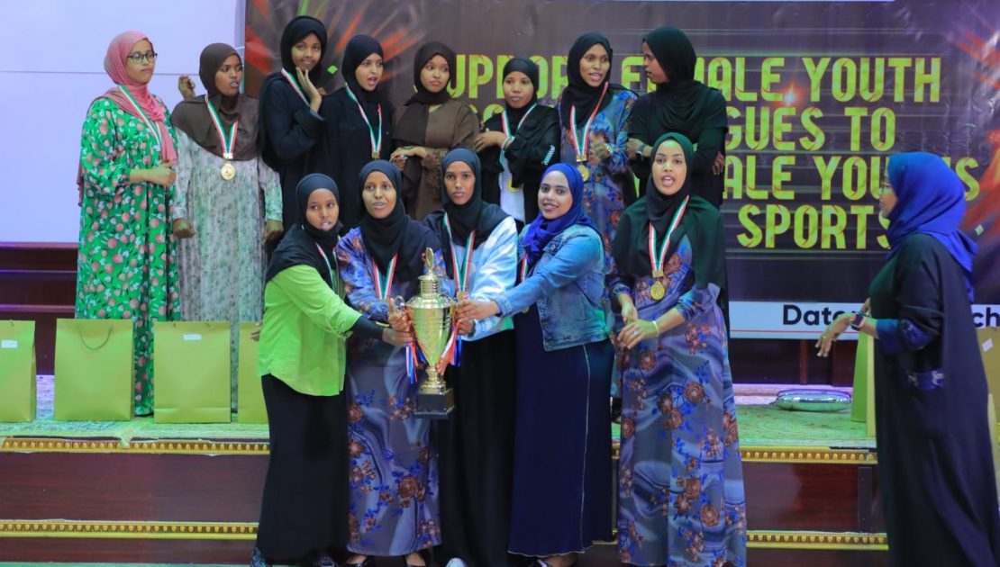 NAGAAD Network Awarded the Two Teams That Competed the Women’s’ Football Cup Were Awarded Prizes.